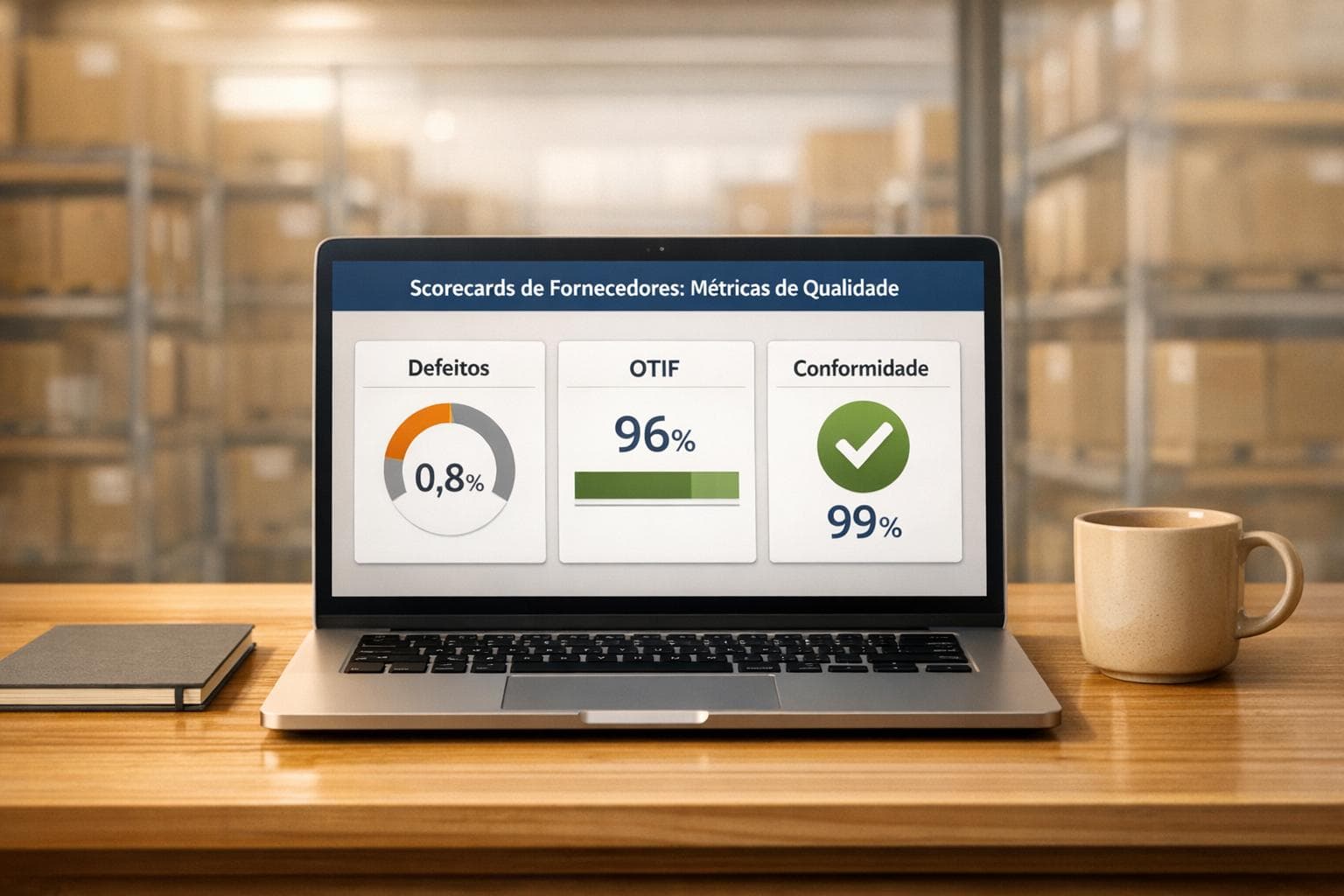 Scorecards de Fornecedores: Métricas de Qualidade